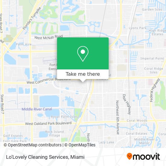 Mapa de Lo'Lovely Cleaning Services