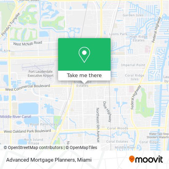 Advanced Mortgage Planners map