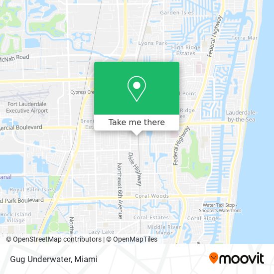Mapa de Gug Underwater