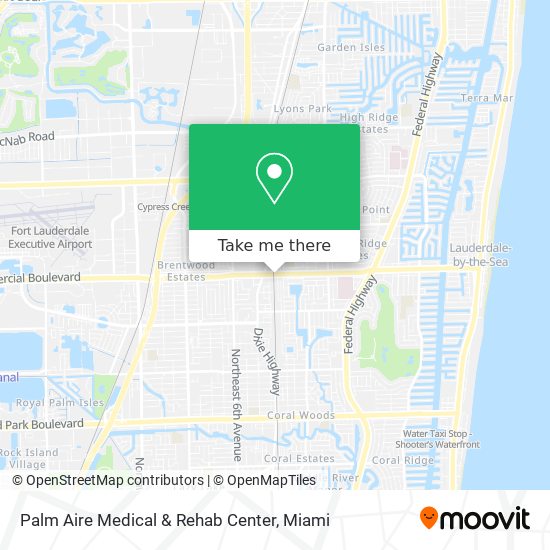 Palm Aire Medical & Rehab Center map