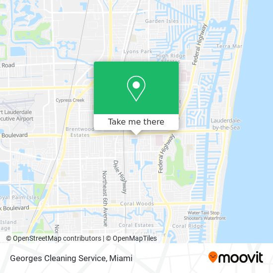 Mapa de Georges Cleaning Service