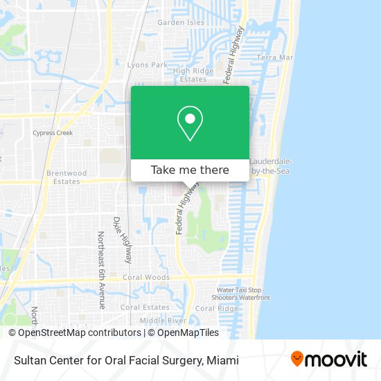 Sultan Center for Oral Facial Surgery map