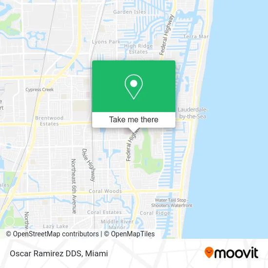 Oscar Ramirez DDS map