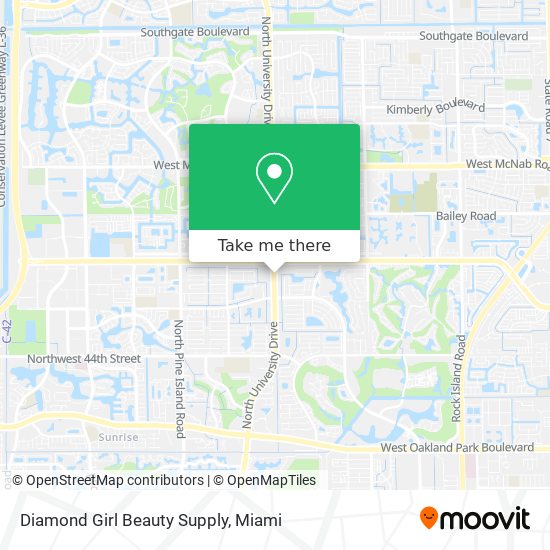 Diamond Girl Beauty Supply map