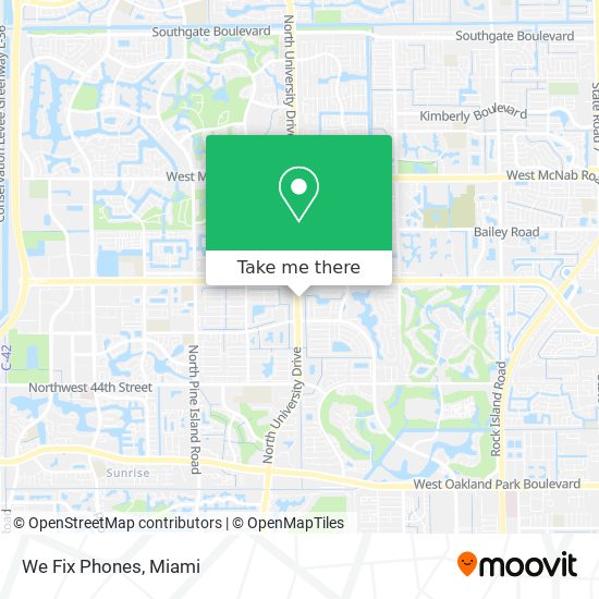 Mapa de We Fix Phones