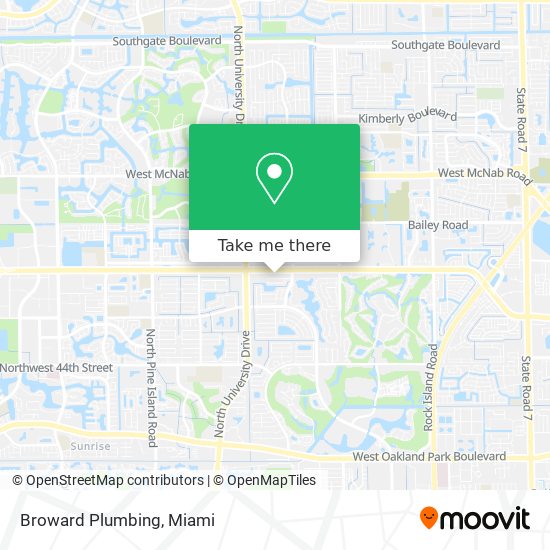 Broward Plumbing map