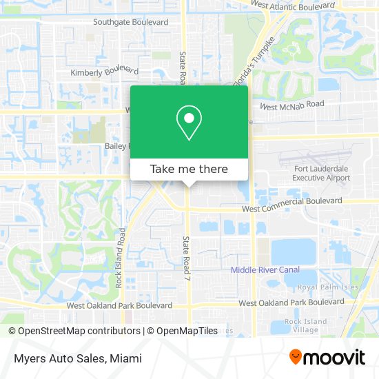 Myers Auto Sales map
