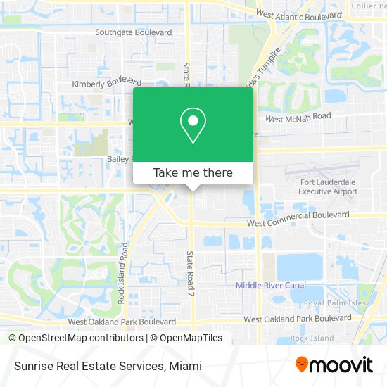 Sunrise Real Estate Services map