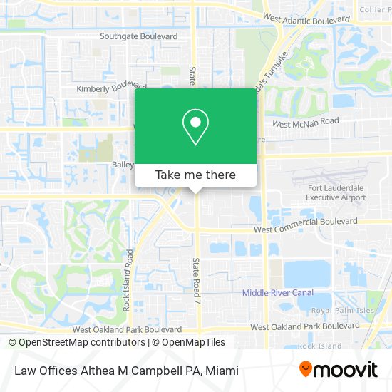 Mapa de Law Offices Althea M Campbell PA