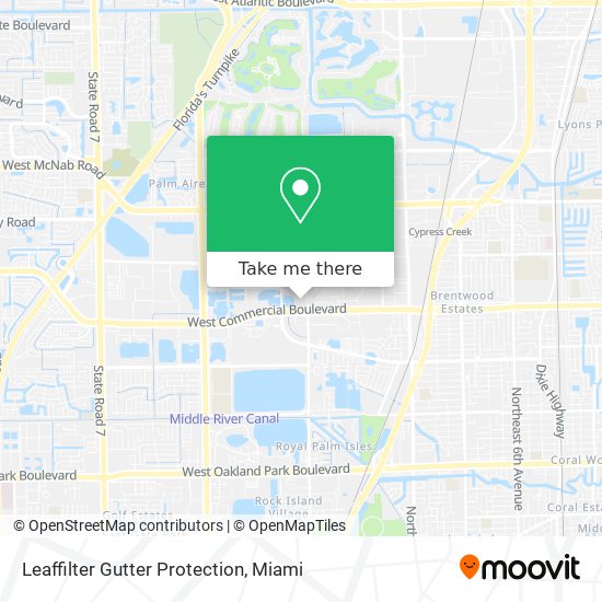 Mapa de Leaffilter Gutter Protection