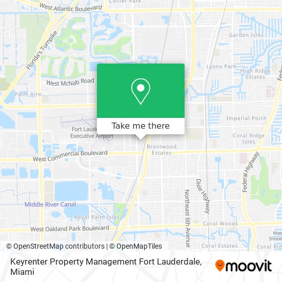 Keyrenter Property Management Fort Lauderdale map
