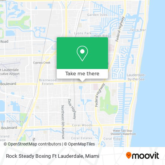 Rock Steady Boxing Ft Lauderdale map