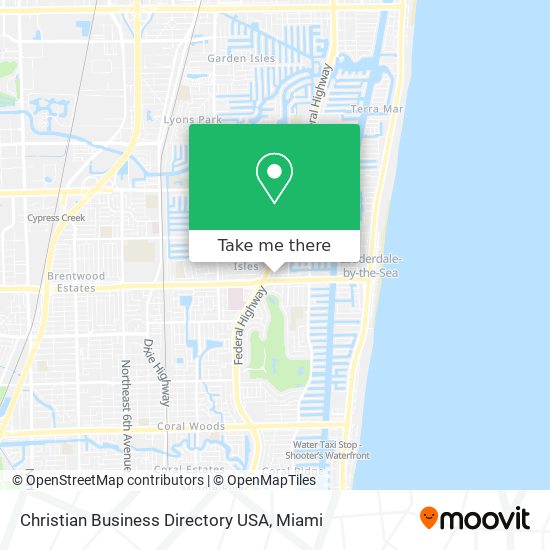 Christian Business Directory USA map