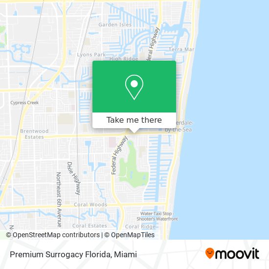 Premium Surrogacy Florida map