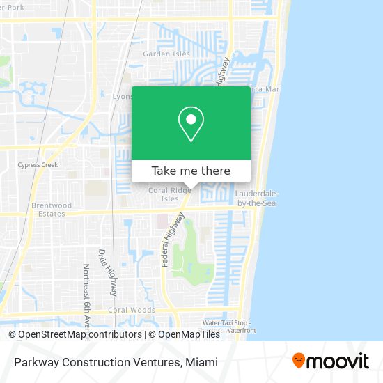 Parkway Construction Ventures map