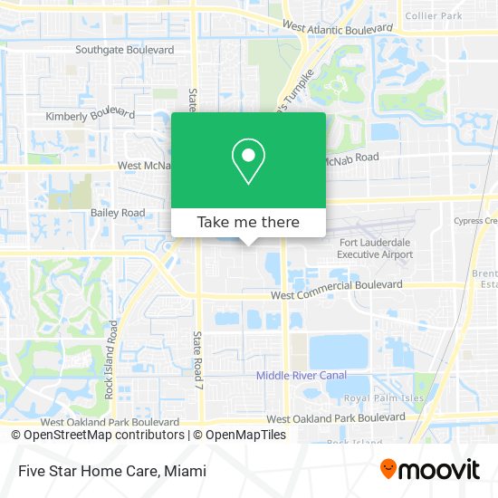 Mapa de Five Star Home Care