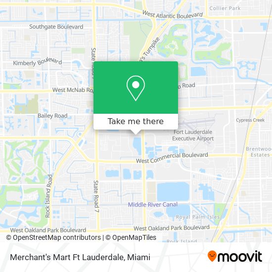 Mapa de Merchant's Mart Ft Lauderdale