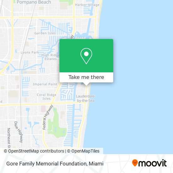 Gore Family Memorial Foundation map