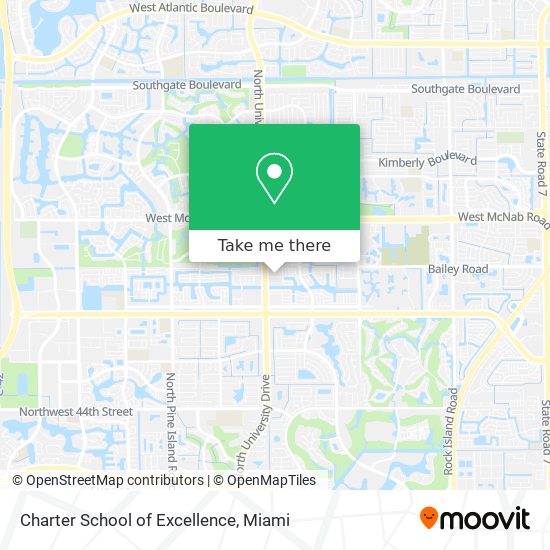 Mapa de Charter School of Excellence