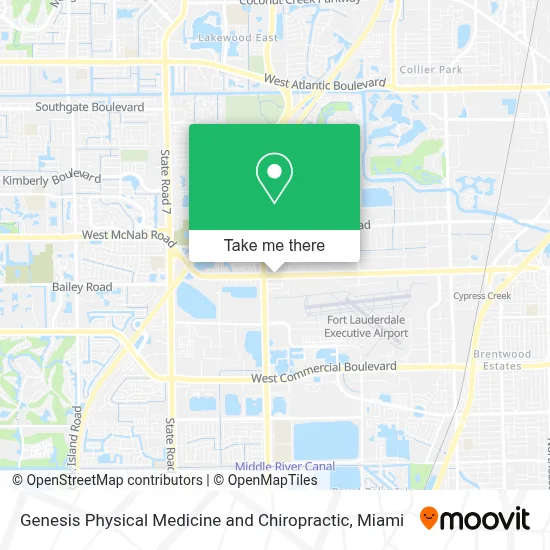 Genesis Physical Medicine and Chiropractic map