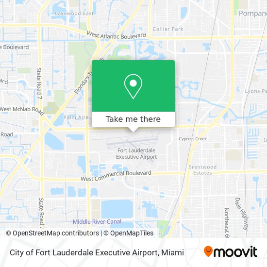 Mapa de City of Fort Lauderdale Executive Airport