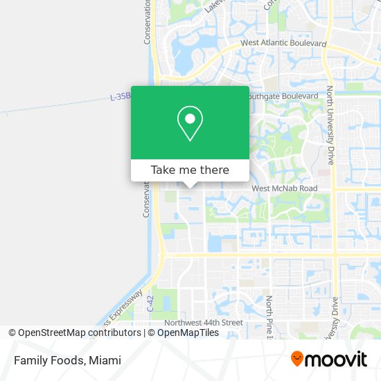 Family Foods map