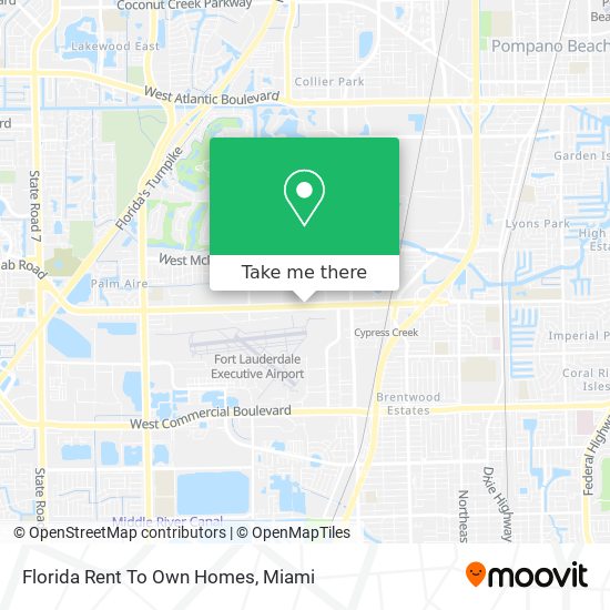 Mapa de Florida Rent To Own Homes