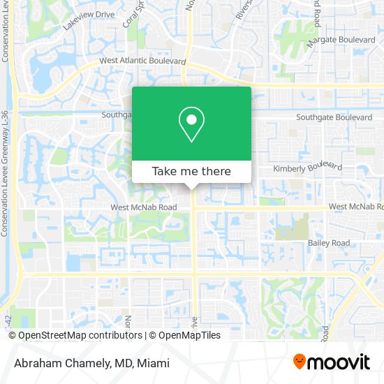 Mapa de Abraham Chamely, MD