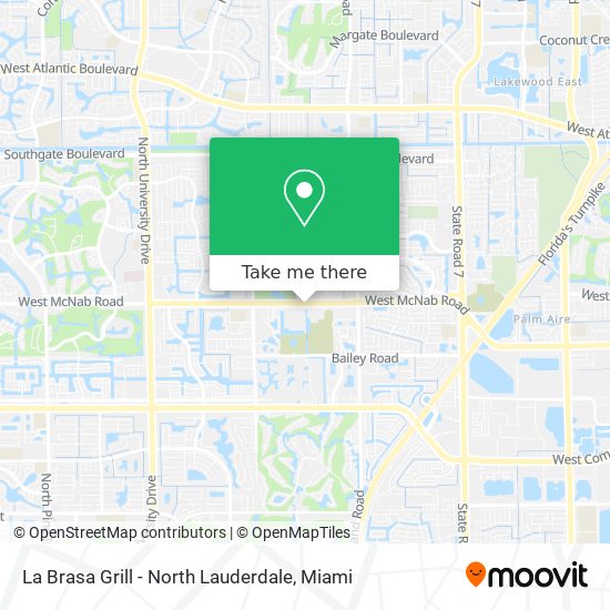 La Brasa Grill - North Lauderdale map