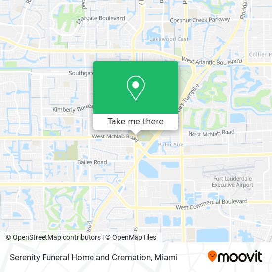 Mapa de Serenity Funeral Home and Cremation