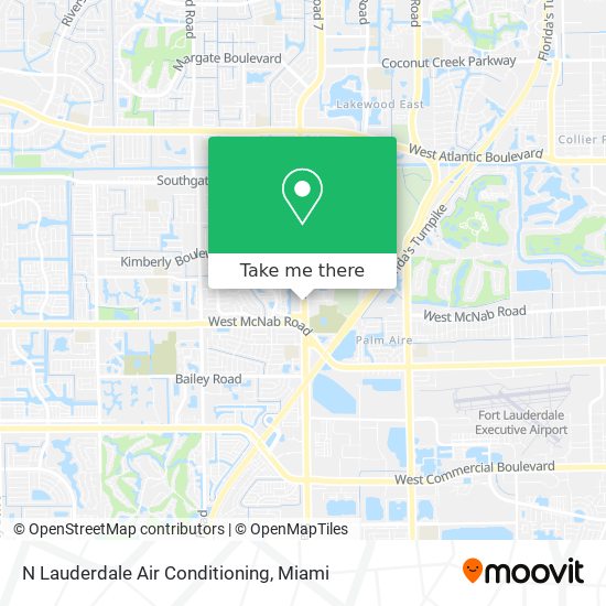 N Lauderdale Air Conditioning map