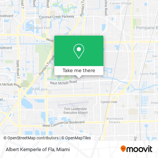 Mapa de Albert Kemperle of Fla
