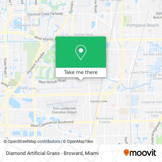 Diamond Artificial Grass - Broward map