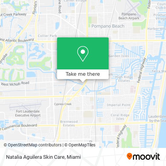 Natalia Aguilera Skin Care map