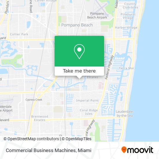 Commercial Business Machines map