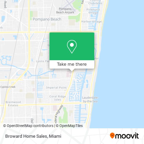 Broward Home Sales map