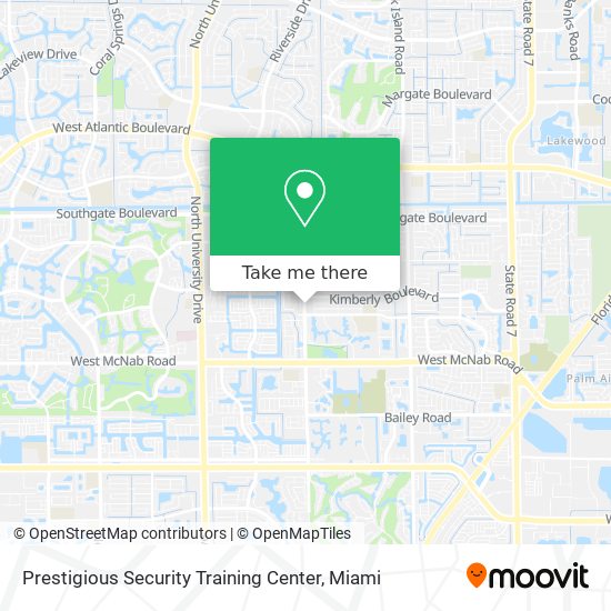 Mapa de Prestigious Security Training Center