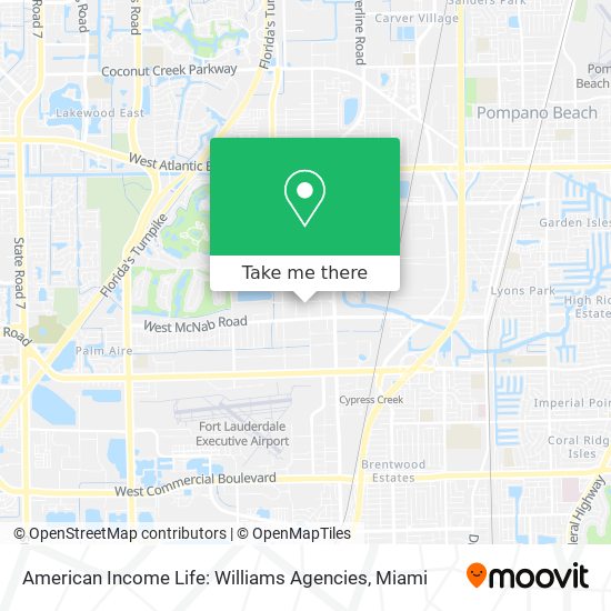 Mapa de American Income Life: Williams Agencies