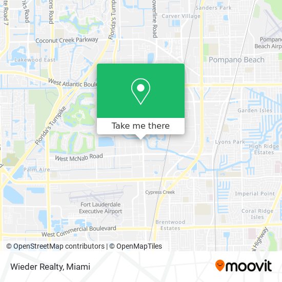 Wieder Realty map