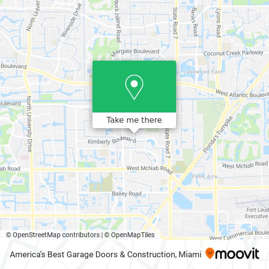 Mapa de America's Best Garage Doors & Construction