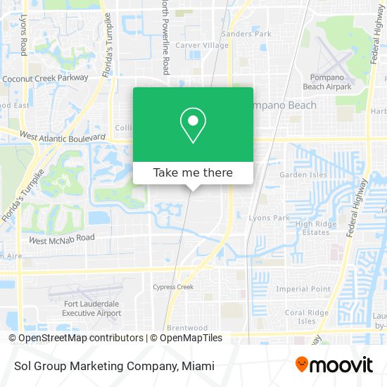 Mapa de Sol Group Marketing Company