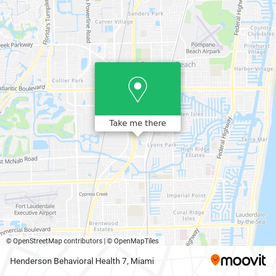Henderson Behavioral Health 7 map