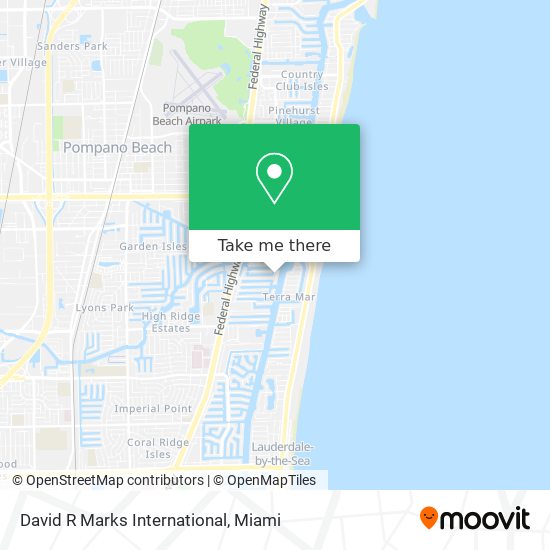 David R Marks International map