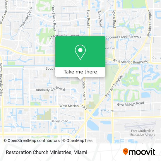 Restoration Church Ministries map