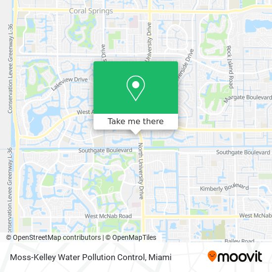 Moss-Kelley Water Pollution Control map