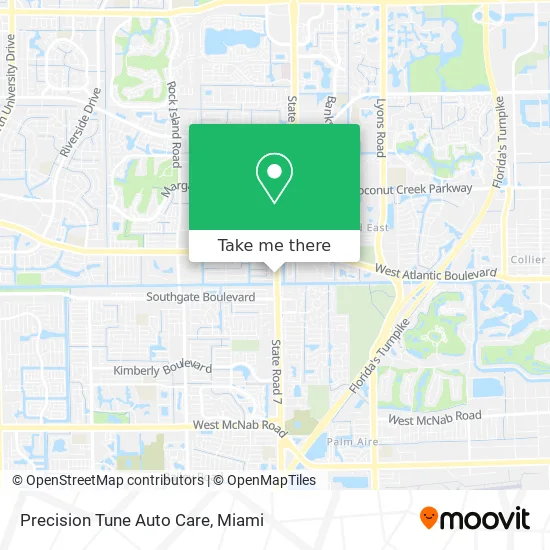 Precision Tune Auto Care map
