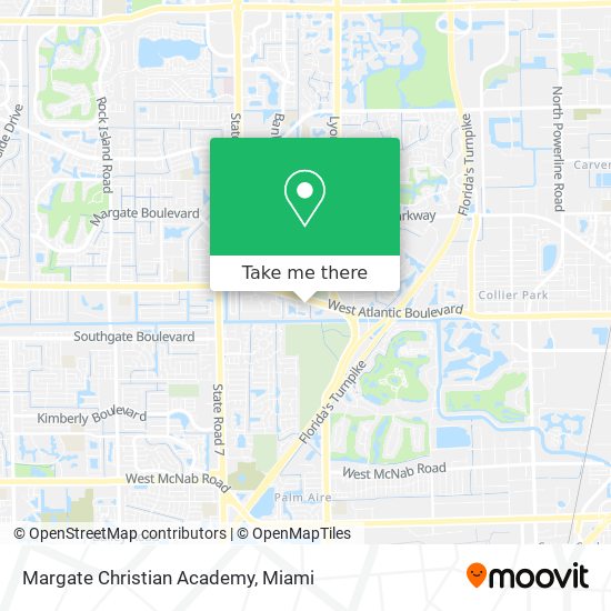 Margate Christian Academy map