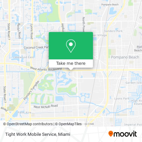 Mapa de Tight Work Mobile Service