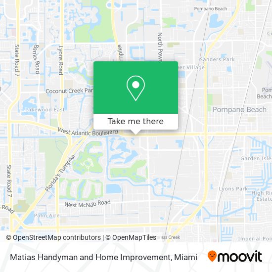 Mapa de Matias Handyman and Home Improvement