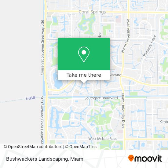 Bushwackers Landscaping map